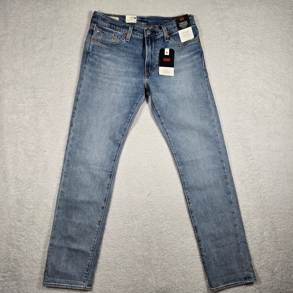 Levis 511 Slim Selvedge Jeans Mens 30x32 Medium Wash 045116218 - Picture 2 of 9
